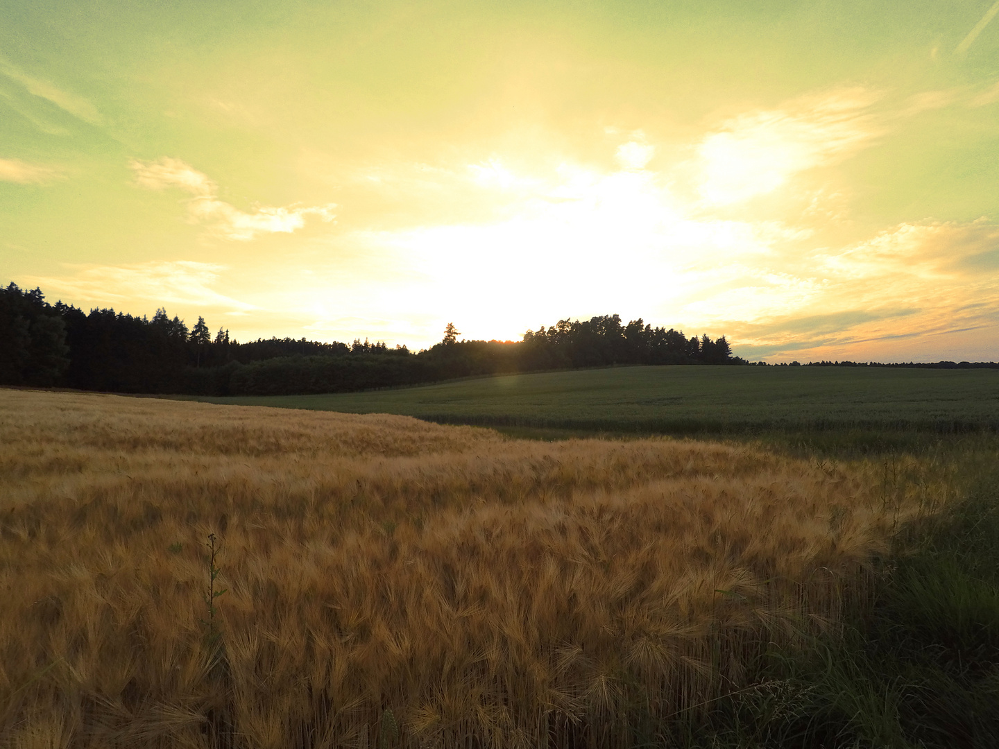 Die Sonne geht unter