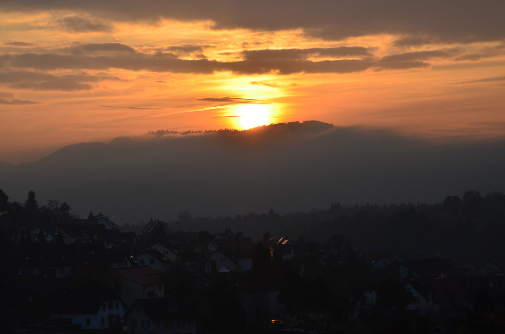 Die Sonne geht unter