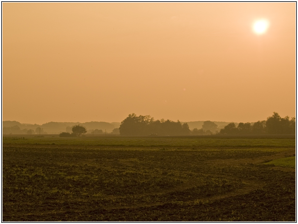 Die Sonne geht unter...