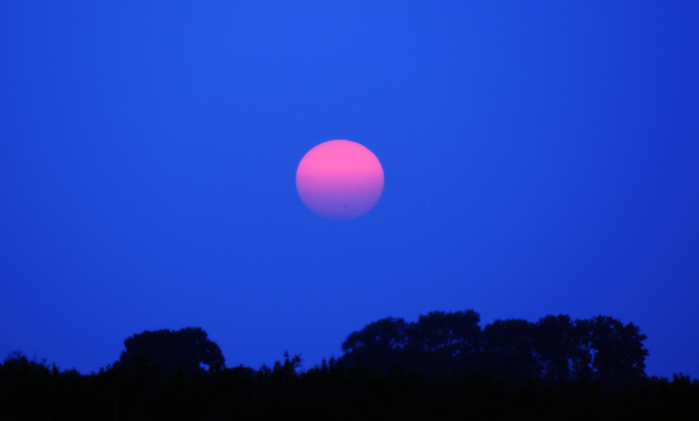 Die Sonne geht unter...