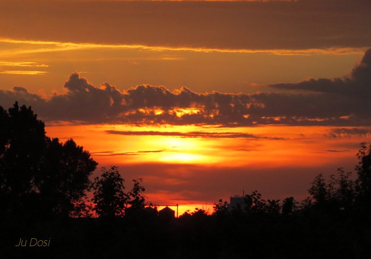 die Sonne geht unter ...