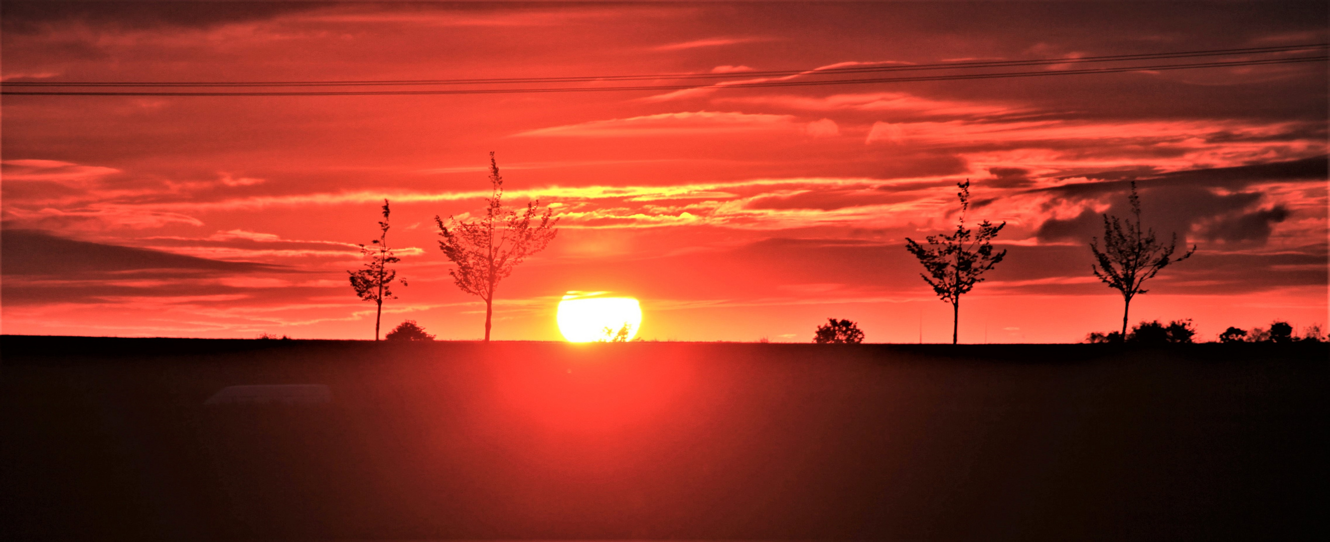 Die Sonne geht unter ...