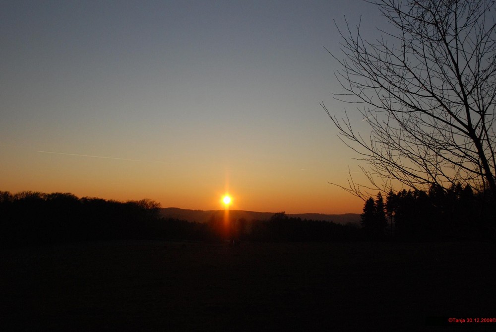 Die Sonne geht unter