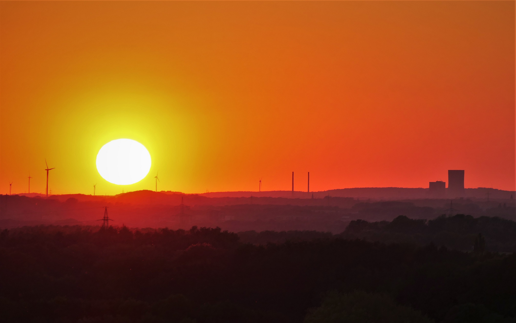 Die Sonne geht unter...