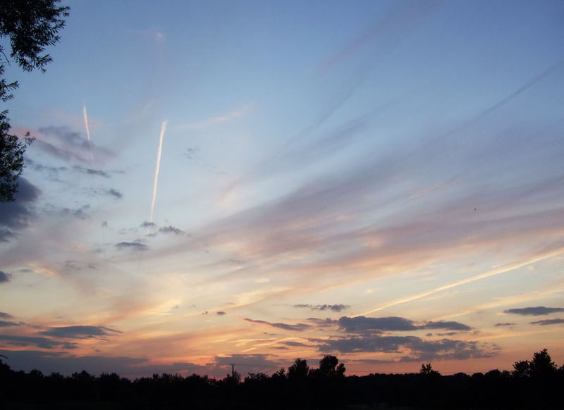 die Sonne geht unter