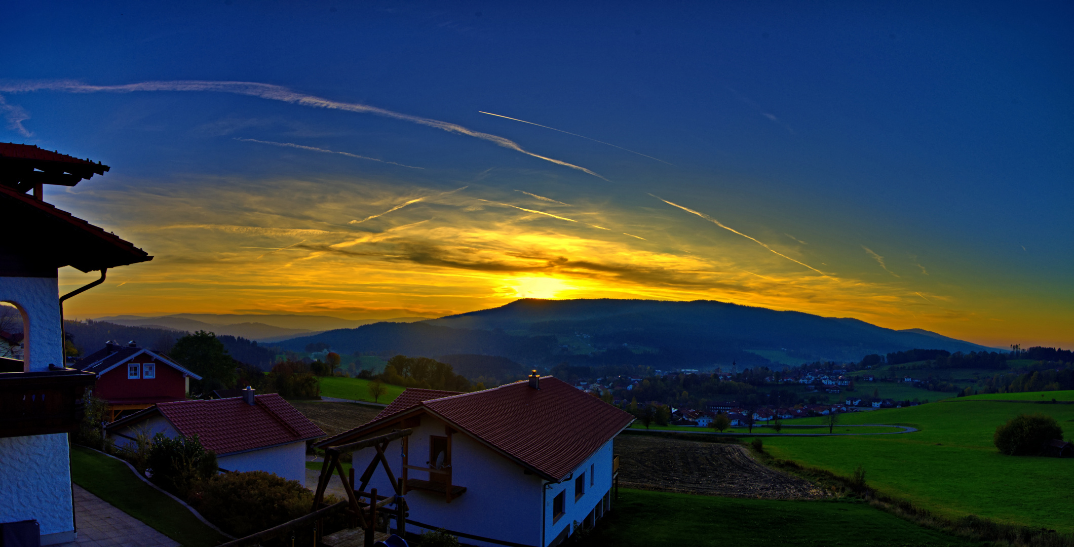 Die Sonne geht unter