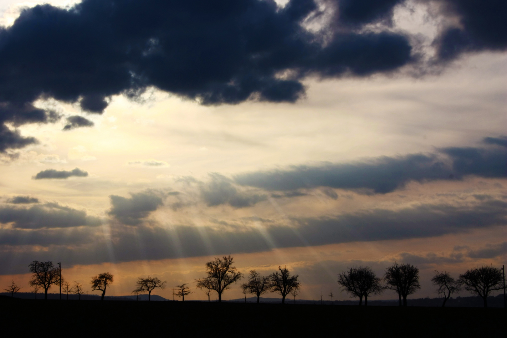 Die Sonne geht unter...