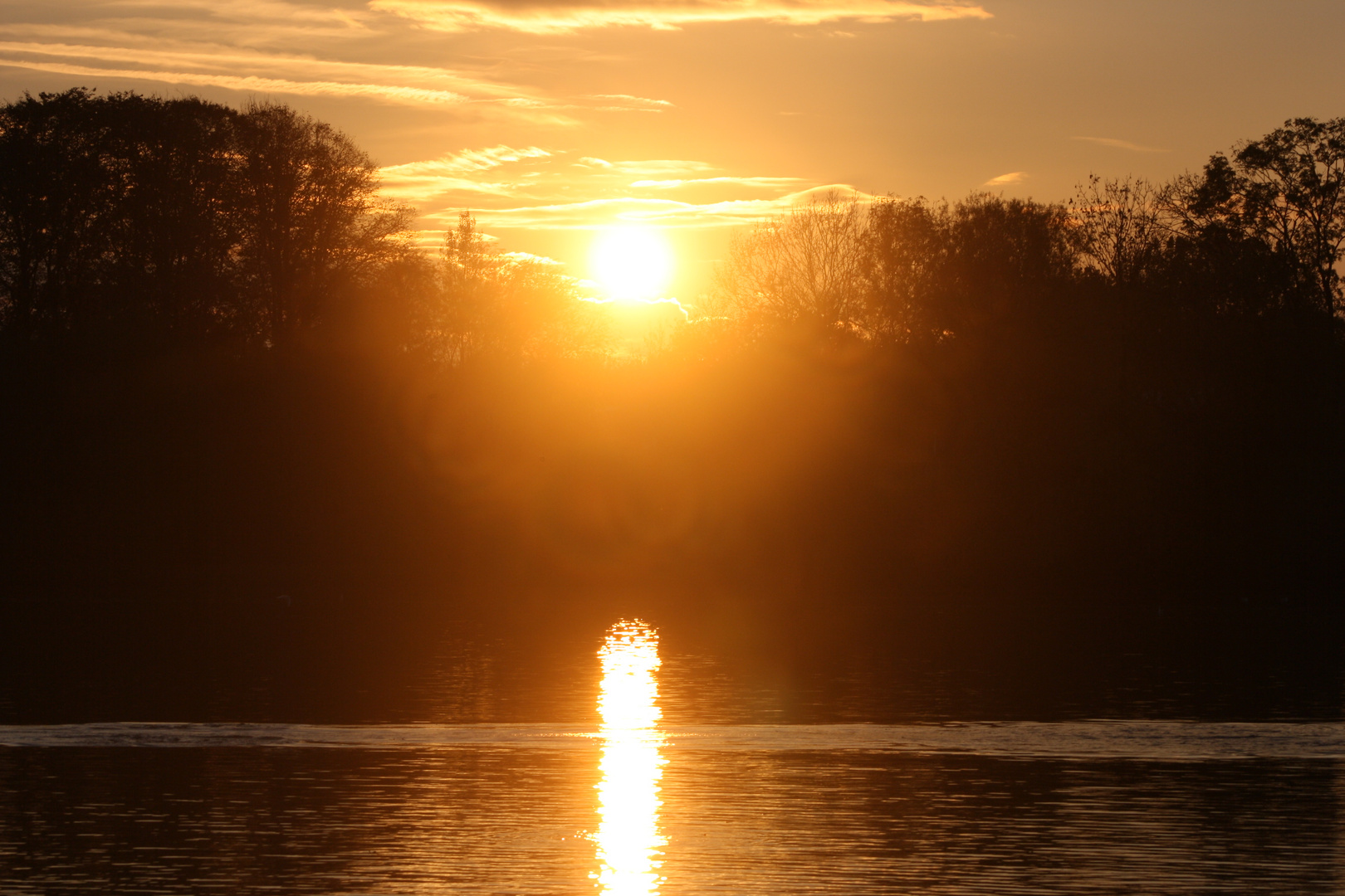 Die Sonne geht zur Ruh