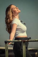 Die Sonne genießen...