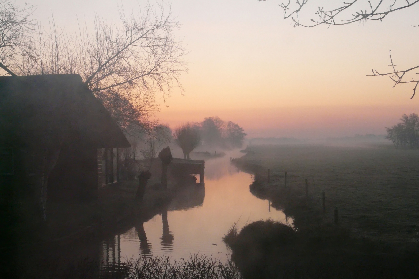 Die Sonne ging auf in Giethoorn