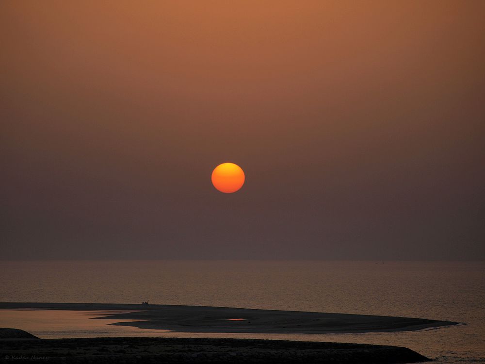 Die Sonne glüht