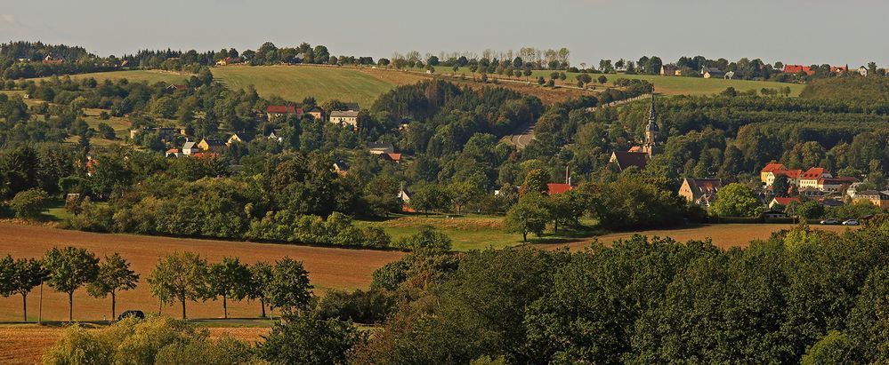 Die Sonne hat gestern im Dresdner Umland noch mal Gas gegeben...