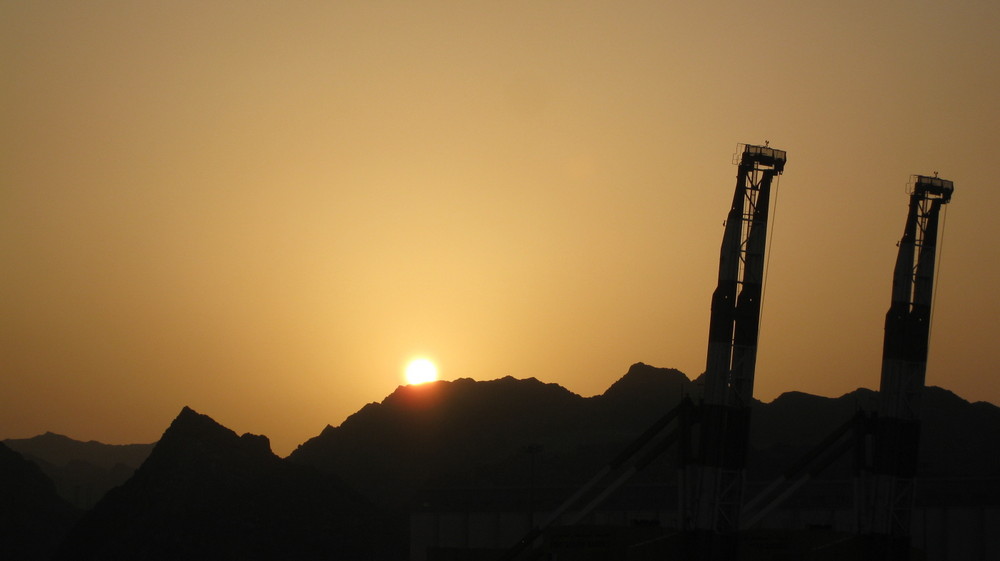 Die Sonne im Oman