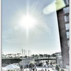 Die Sonne im Rücken - Düsseldorf Altstadt in HDR