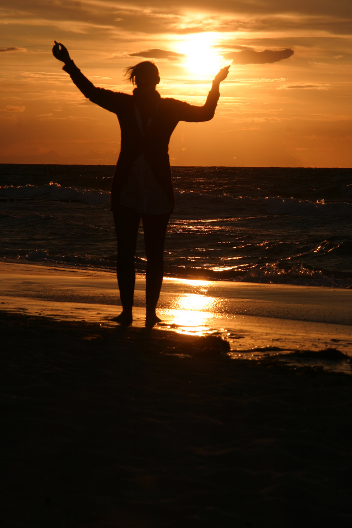 Die Sonne in der Hand