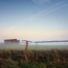 Die Sonne ist untergegangen, der Nebel steigt auf