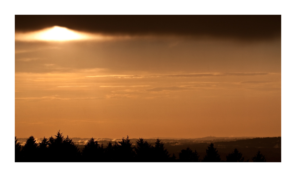 Die Sonne kommt durch