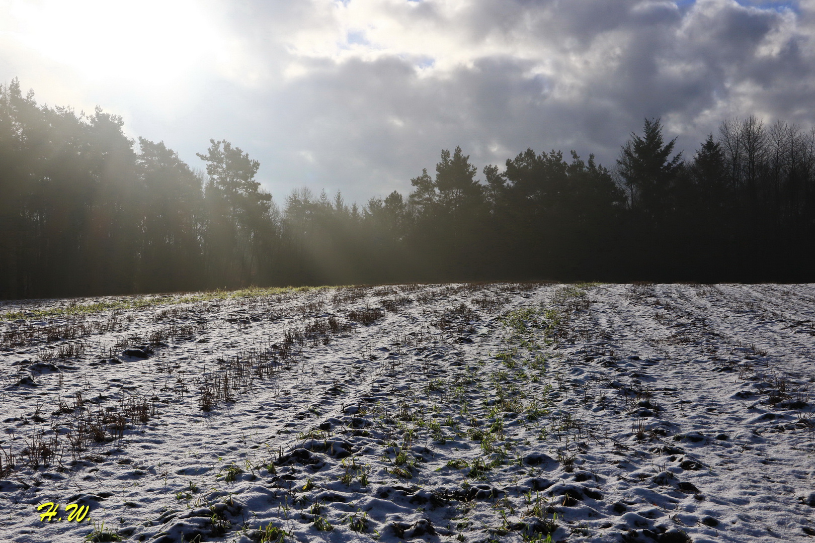 Die Sonne kommt durch.....