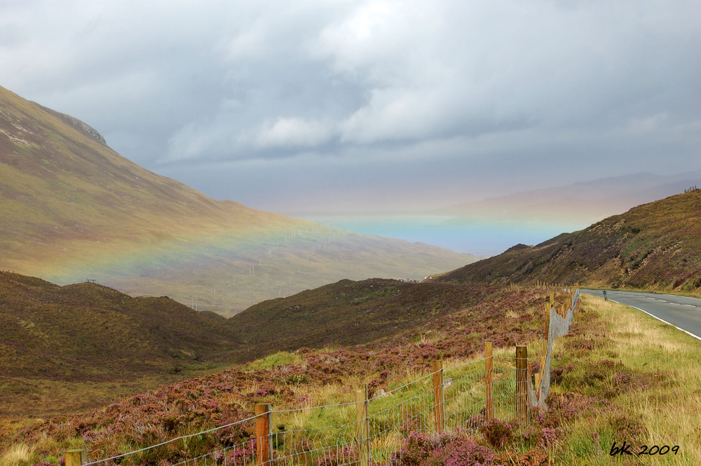 Die Sonne kommt durch - Skye im September 2008