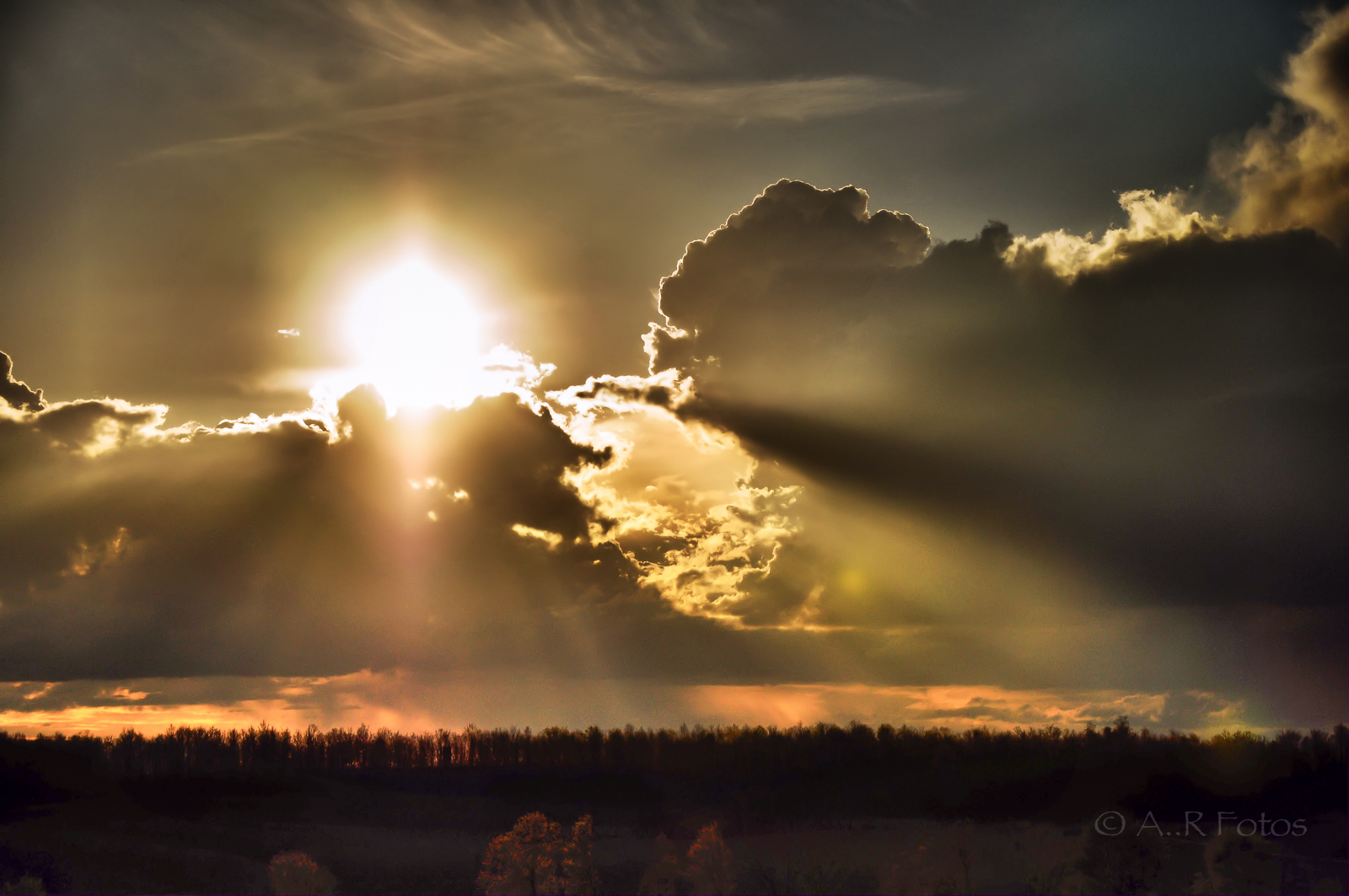 Die Sonne kommt raus.