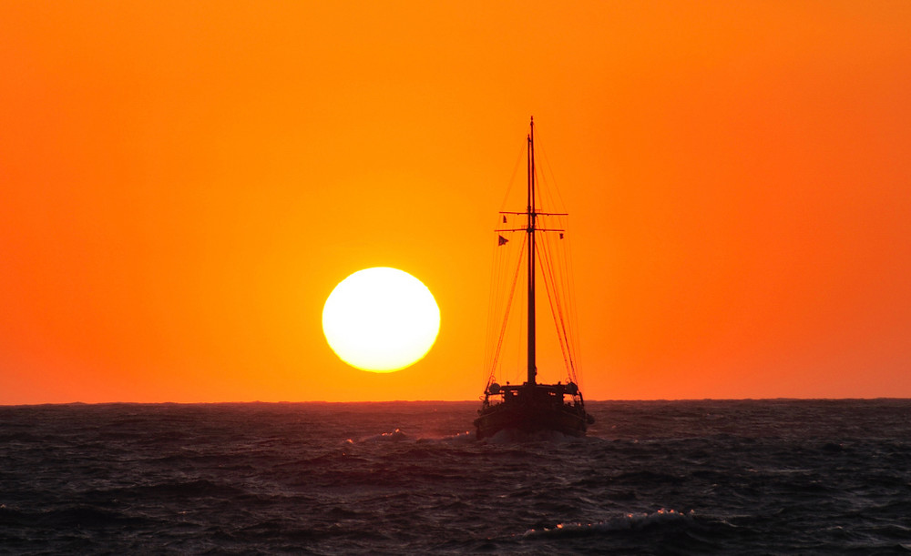 die Sonne küsst das Meer