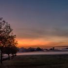 Die Sonne küsst den Nebel wach