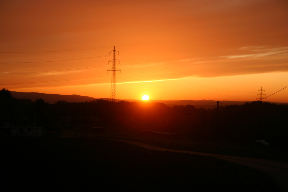 " Die Sonne sagt Gute Nacht "