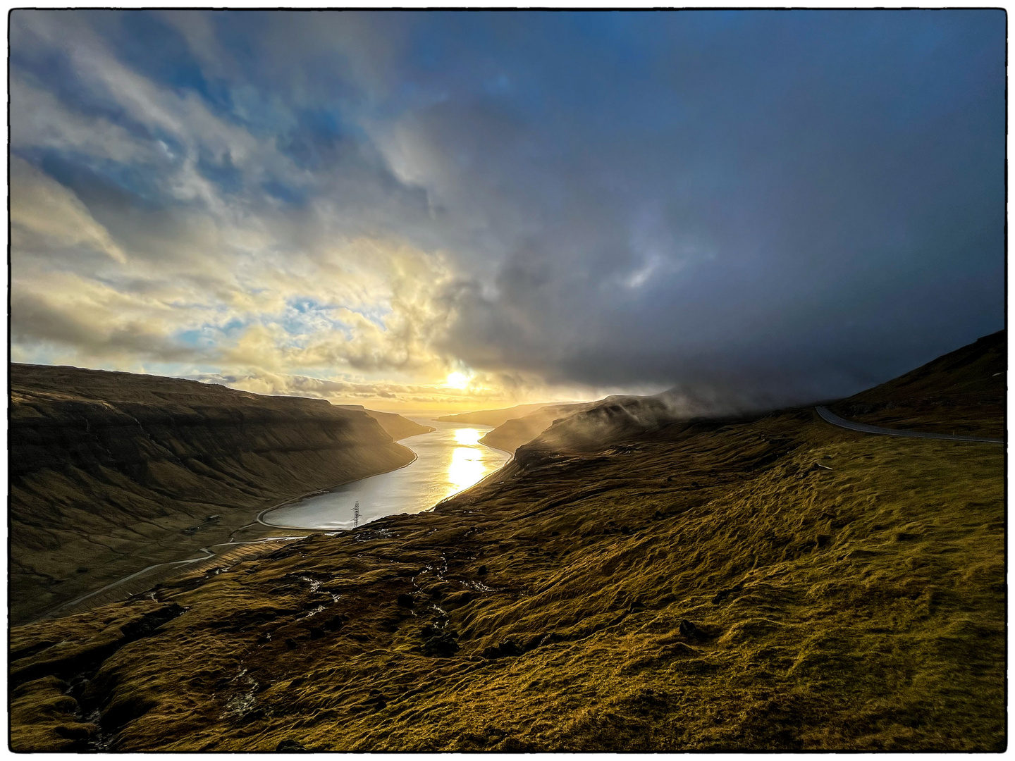 Die Sonne sucht ihren Weg