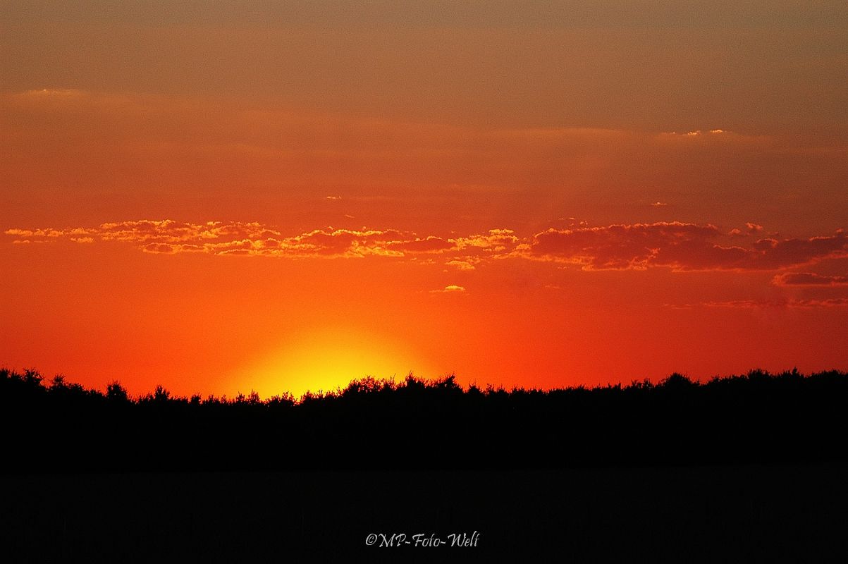 Die Sonne taucht ab