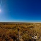 Die Sonne über der Etosha Pfanne