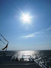 Die Sonne über der Ostsee