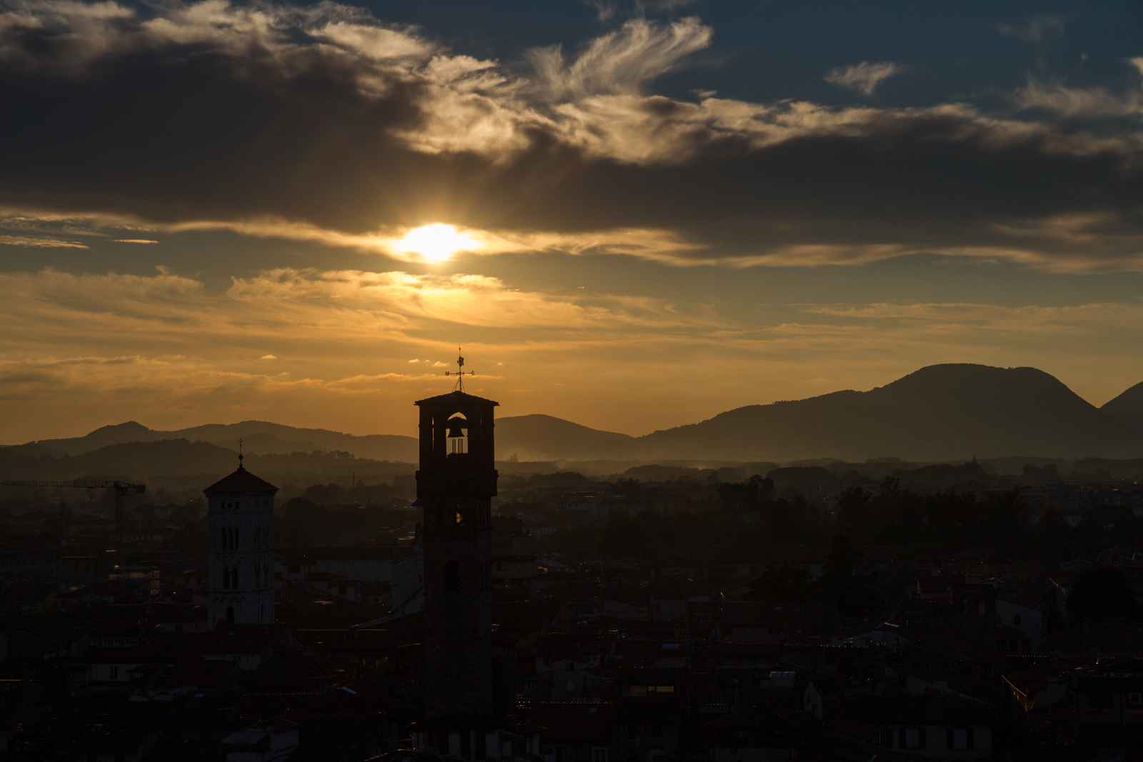 Die Sonne über Lucca