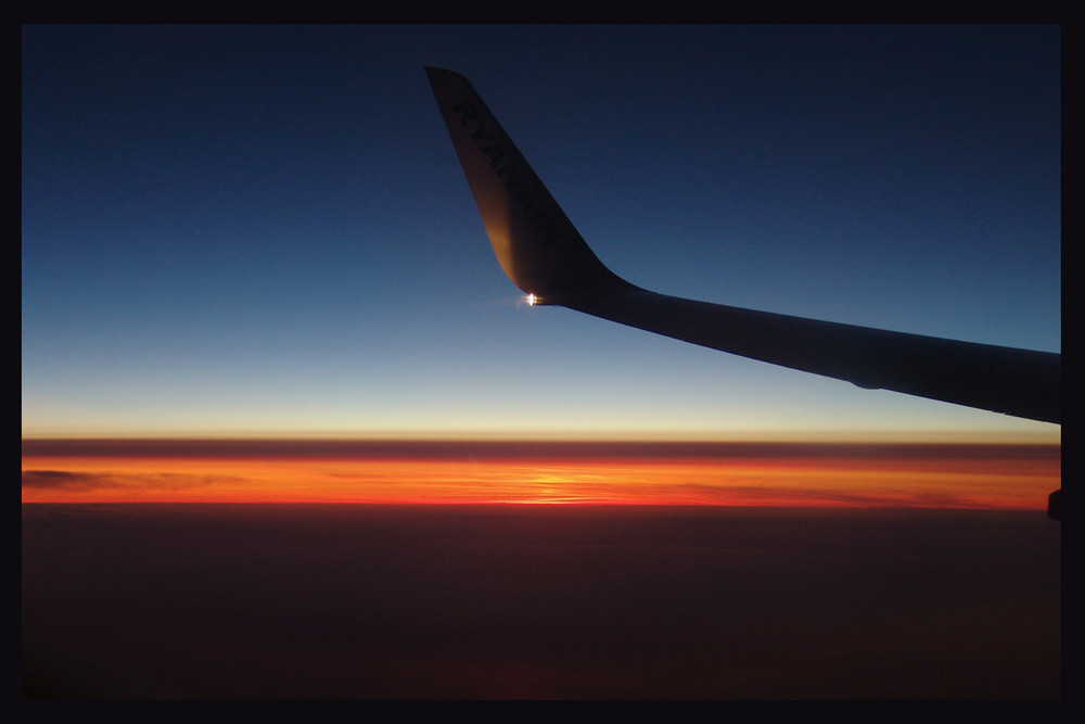 Die Sonne über Spanien.