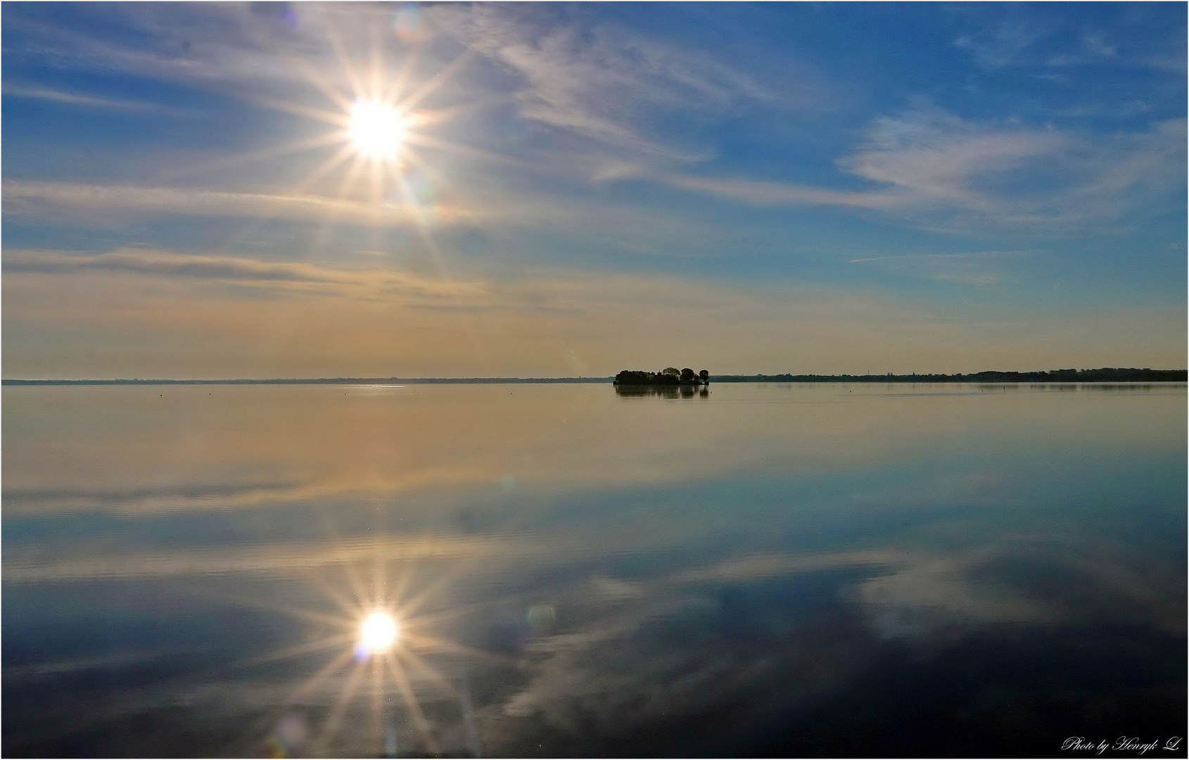 Die Sonne und das Steinhuder Meer 