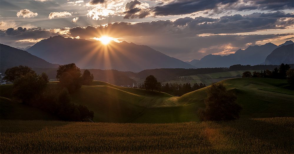 Die Sonne und ihr Abschiedskuss