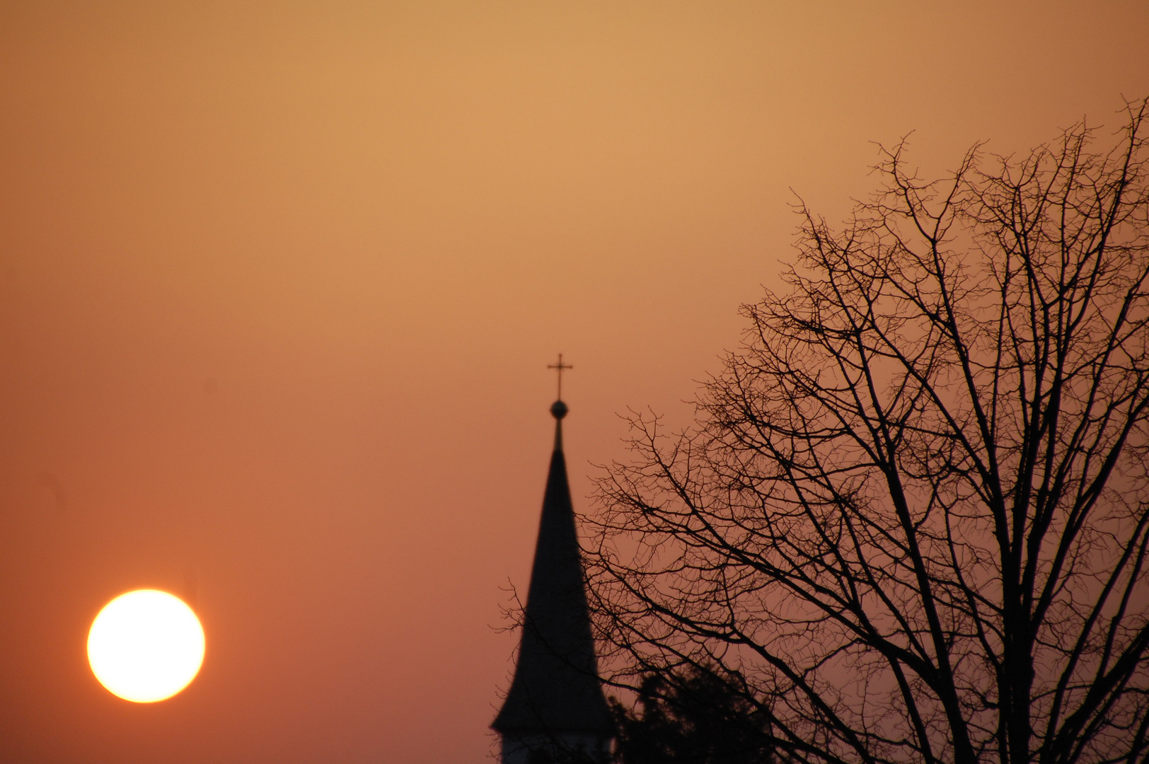 Die Sonne verabschiedet sich