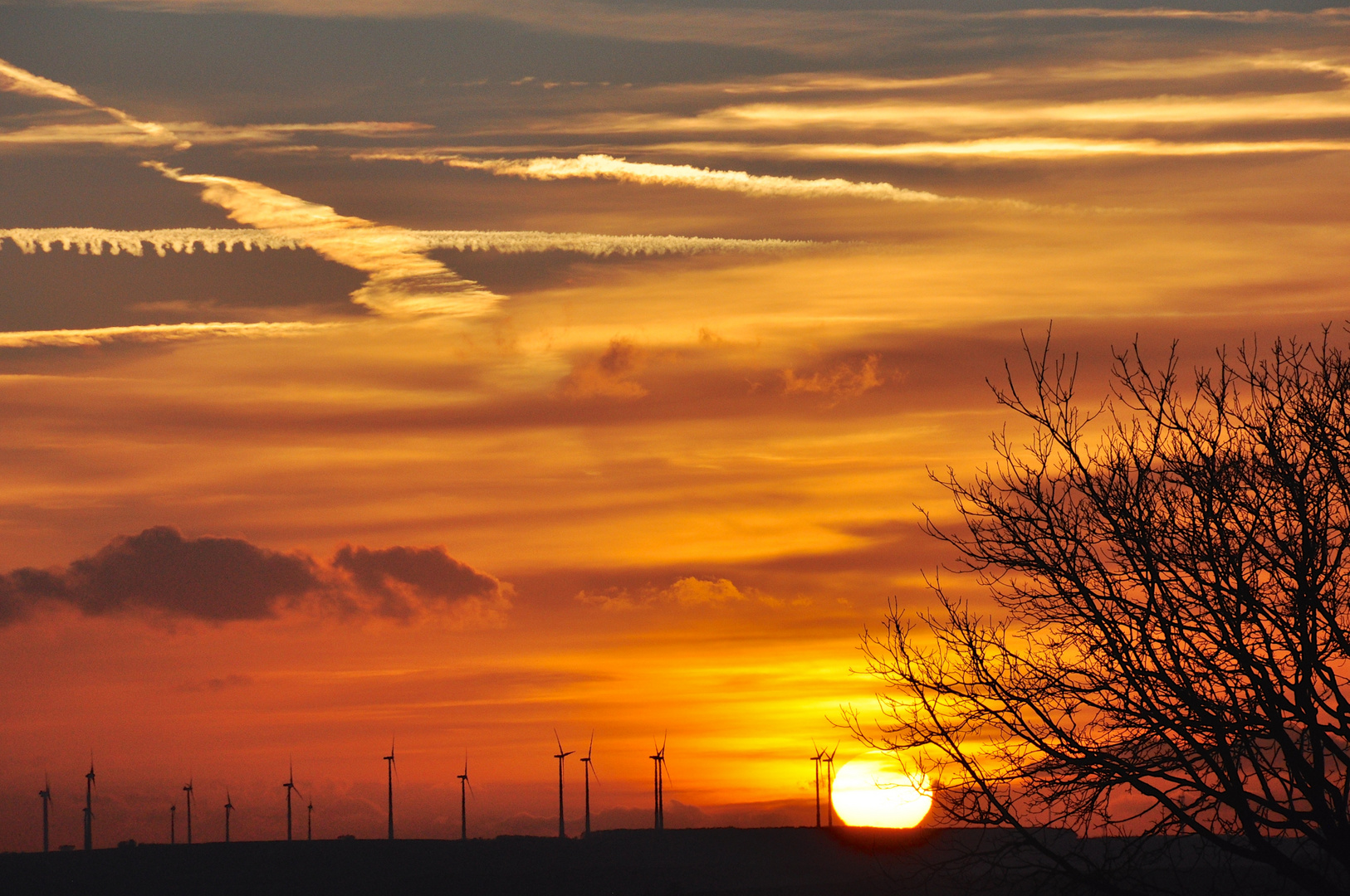 Die Sonne verabschiedet sich