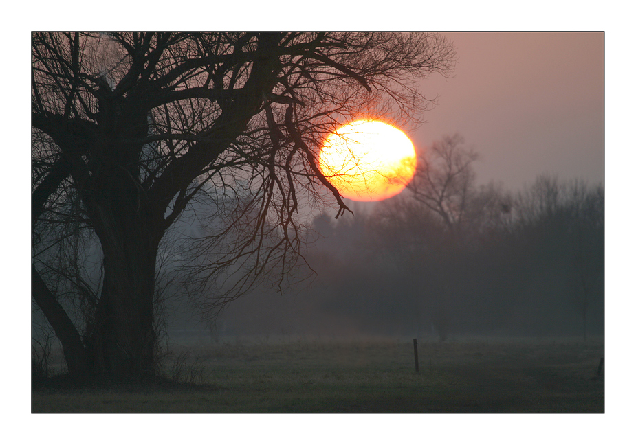 Die Sonne verabschiedet sich