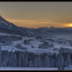 Die Sonne verabschiedet sich