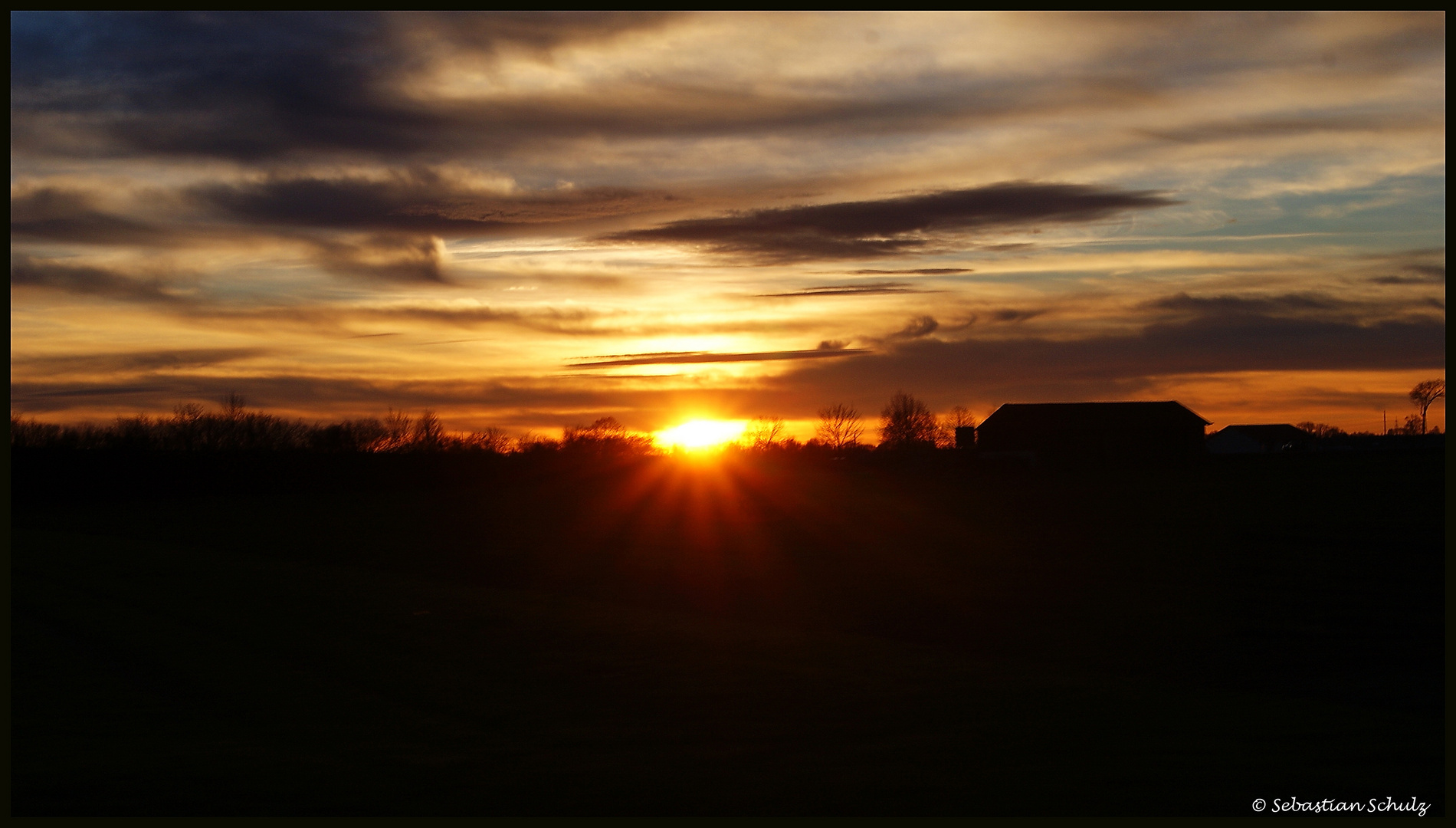 Die Sonne verabschiedet sich...