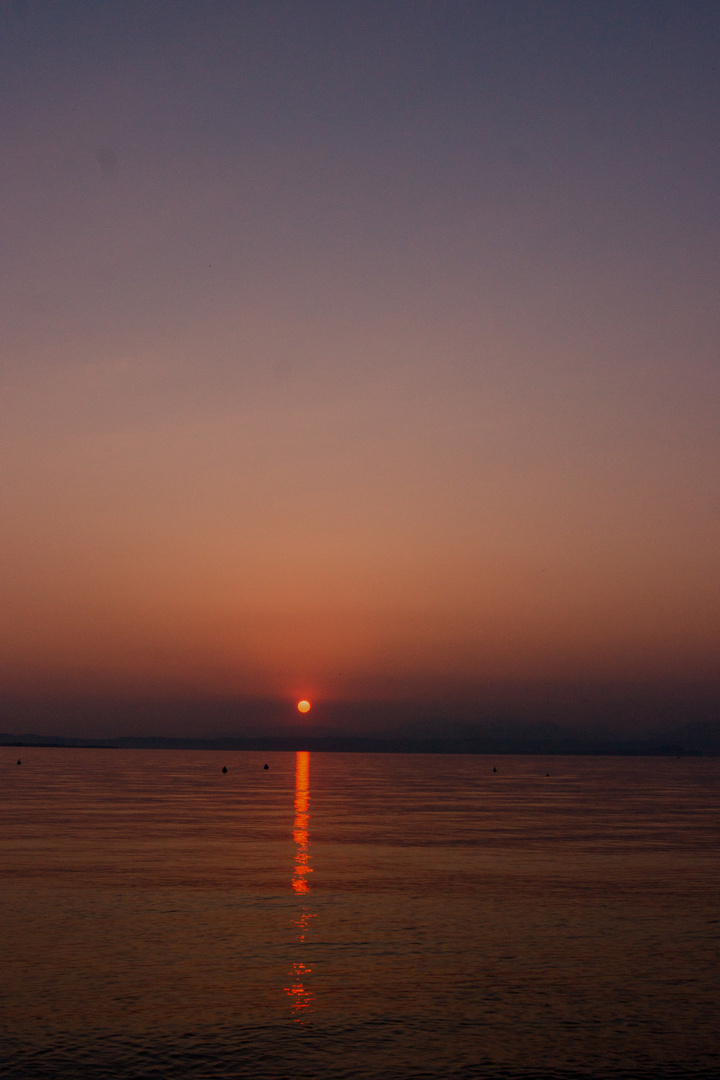 die Sonne verlässt den Gardasee #255