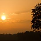 Die Sonne verschwindet, aber trotzdem sieht es warm aus...