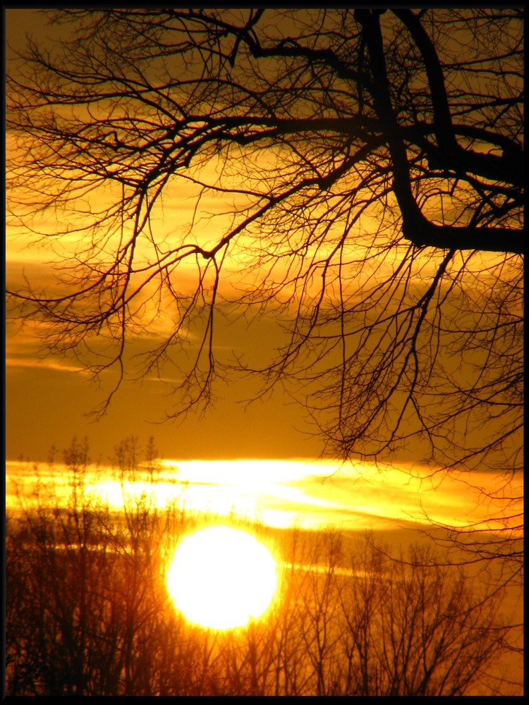 Die Sonne wie Feuer