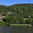 Die Sonnenterasse am Stau der Elbe (Labe) oberhalb von Usti nad Labem...