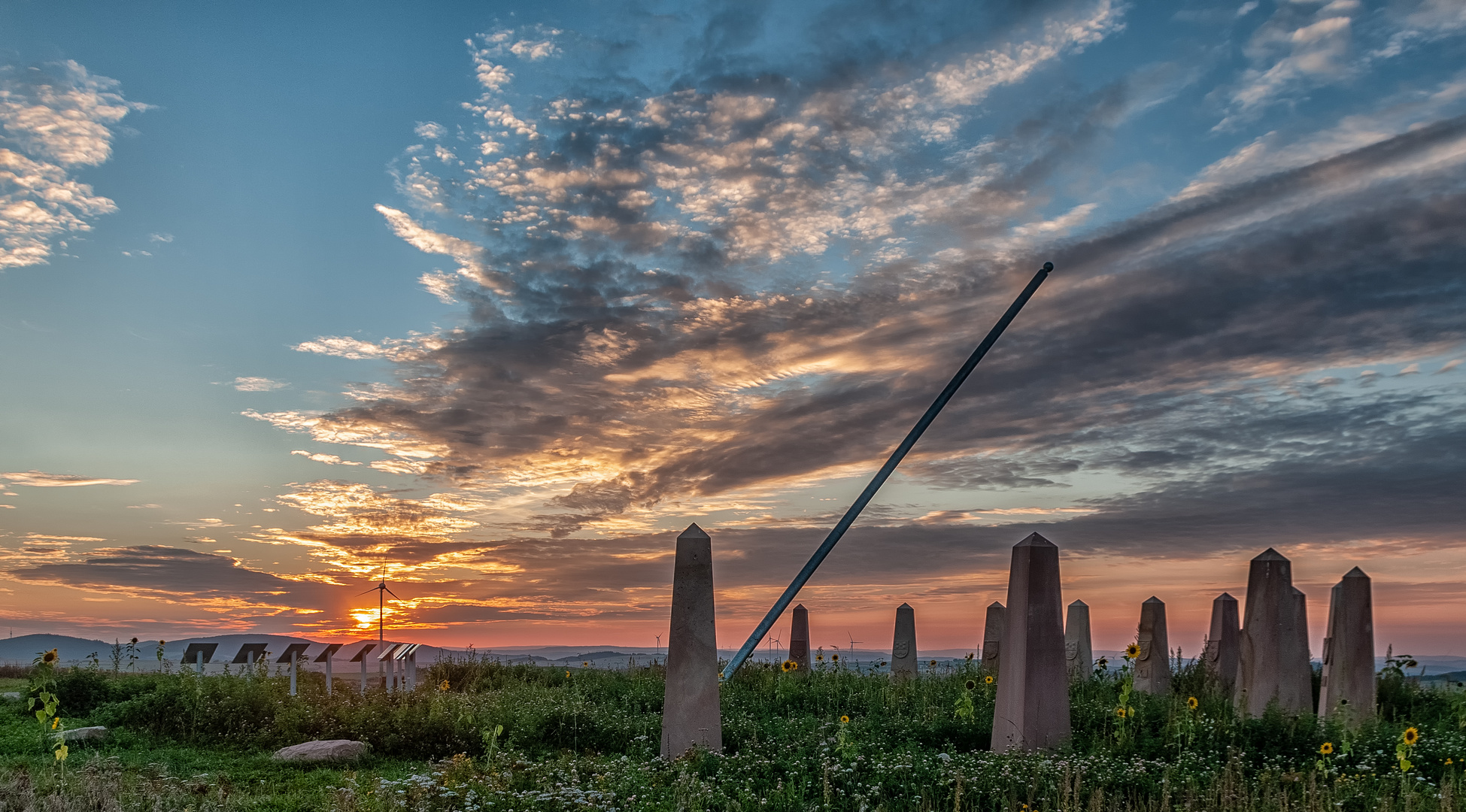 Die Sonnenuhr auf dem Reiserberg