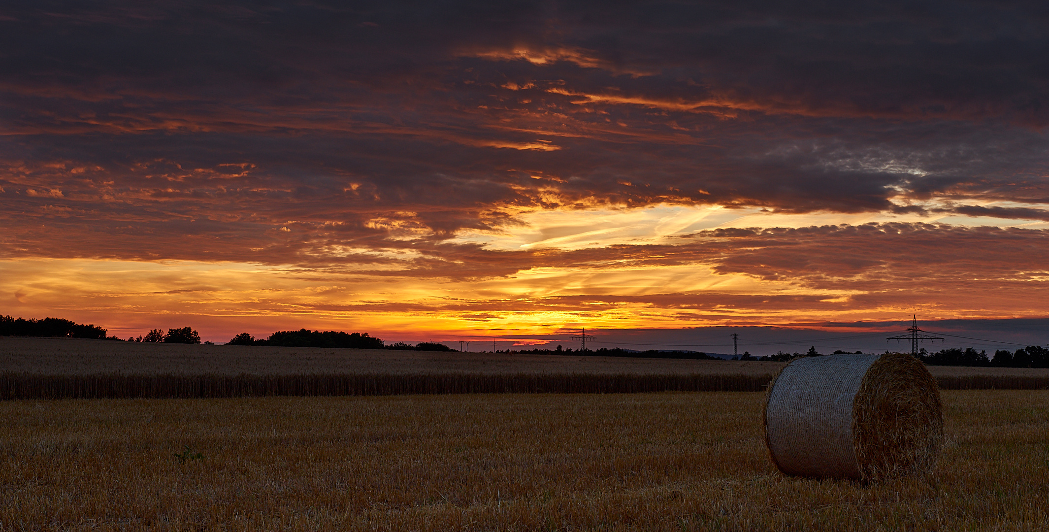 Die Sonnenuntergänge im Sommer 2018 waren beeindruckend.