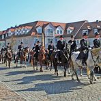 Die sorbischen Osterreiter aus Ralbitz in Wittichenau bei Hoyerswerda / Sa.