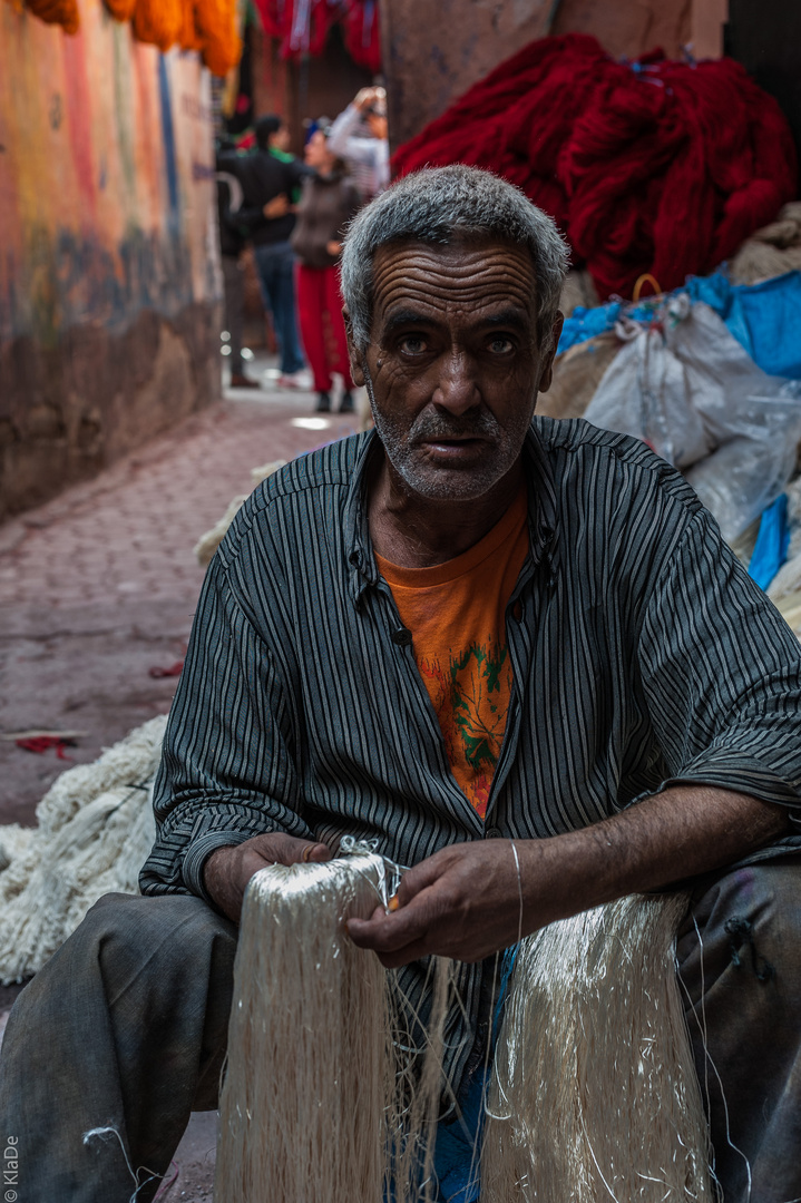 Die Souqs von Marrakesch - Färber