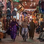 Die Souqs von Marrakesch - Strassenszene