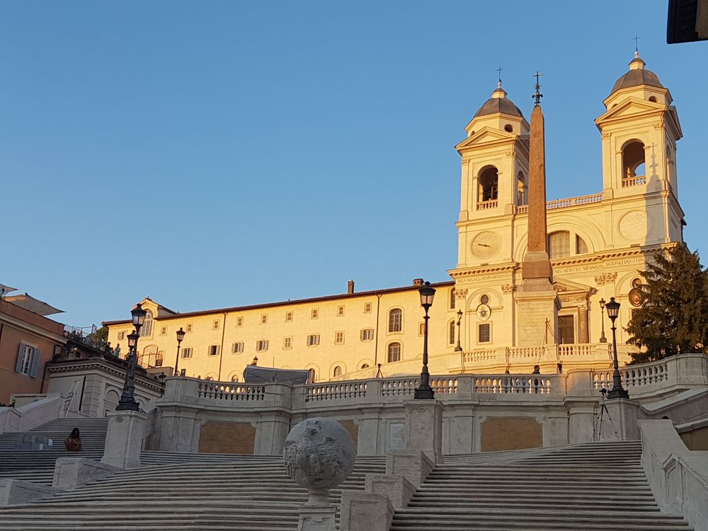 Die Spanische Treppe in Rom